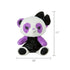 Heartbreaker Purple and Black Panda Plush, by Way To Celebrate | WTWL338XA