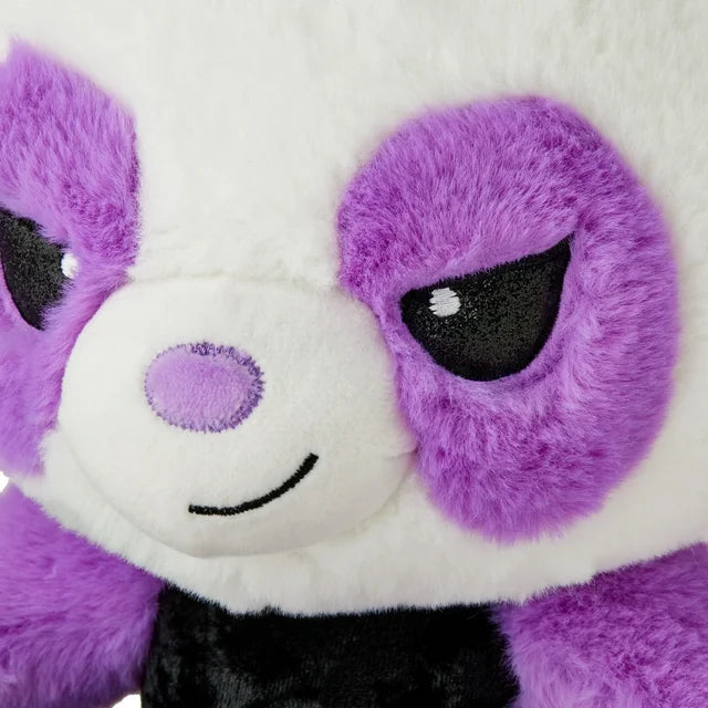 Heartbreaker Purple and Black Panda Plush, by Way To Celebrate | WTWL338XA