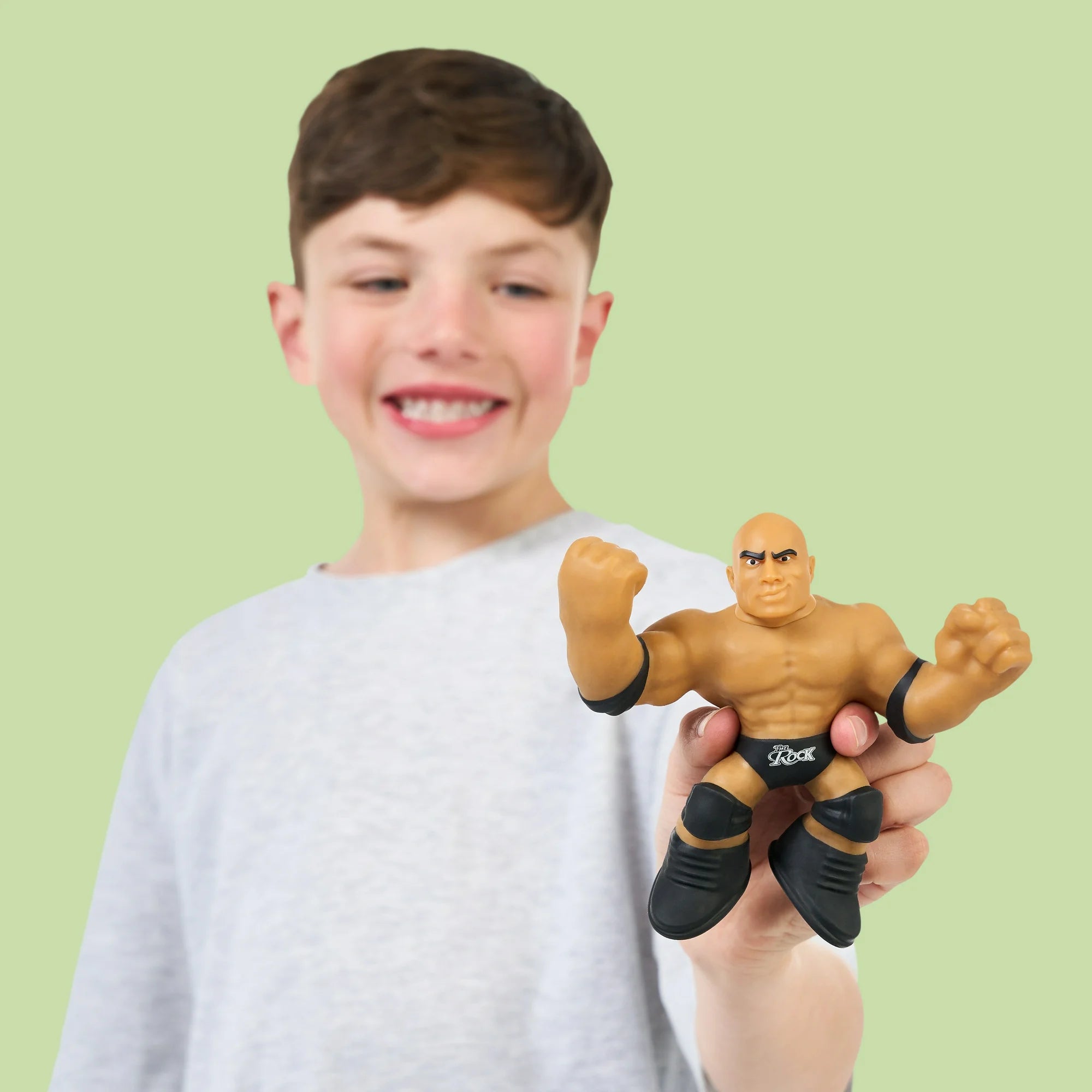 Heroes of Goo Jit Zu WWE Stretchy Superstars The Rock, Stretchy Action Figure, Ages 4+ |  WTWL705XA