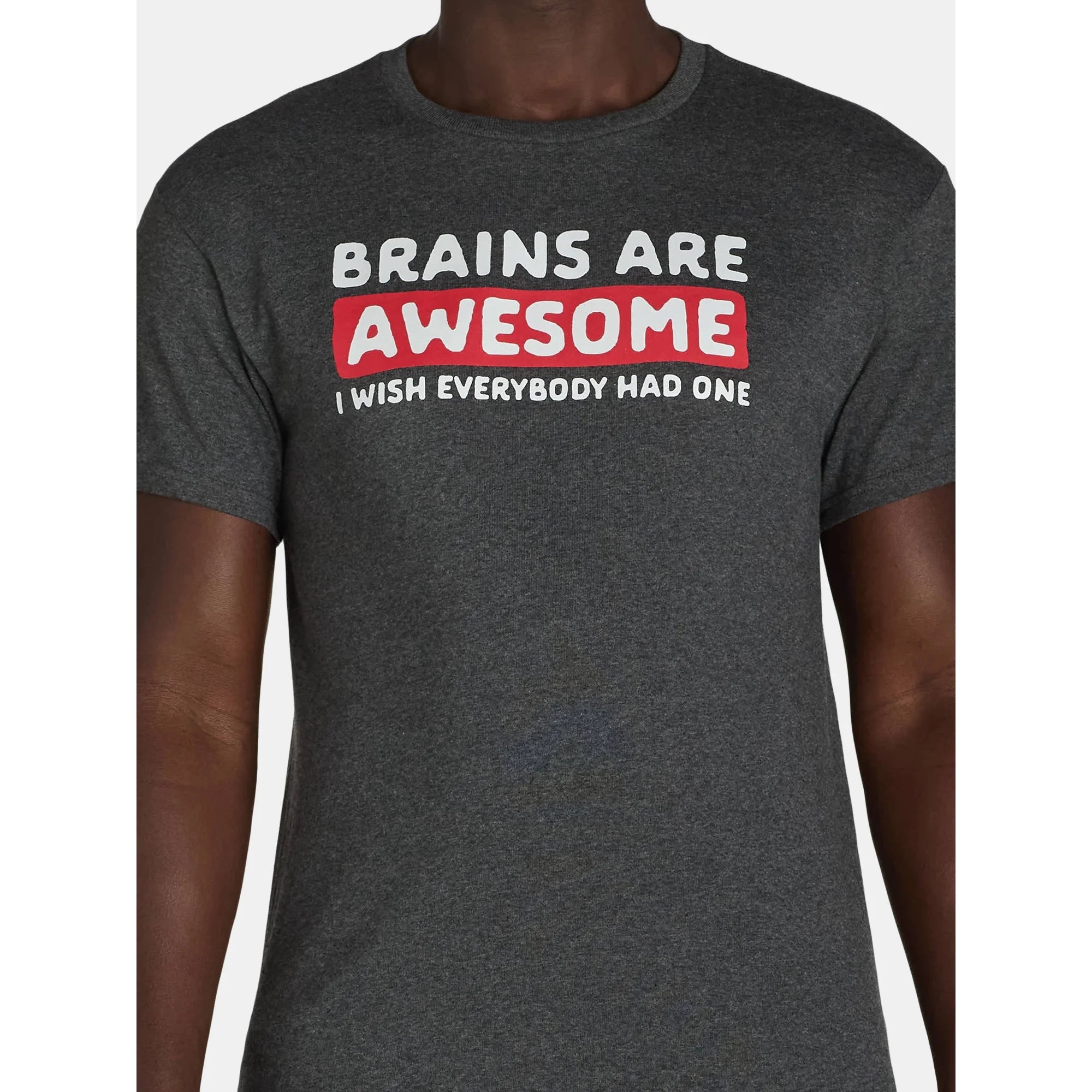 Humor Men's and Big Men's Brains are Awesome, I Wish Everybody Had One Graphic Tee | WTWL102XA