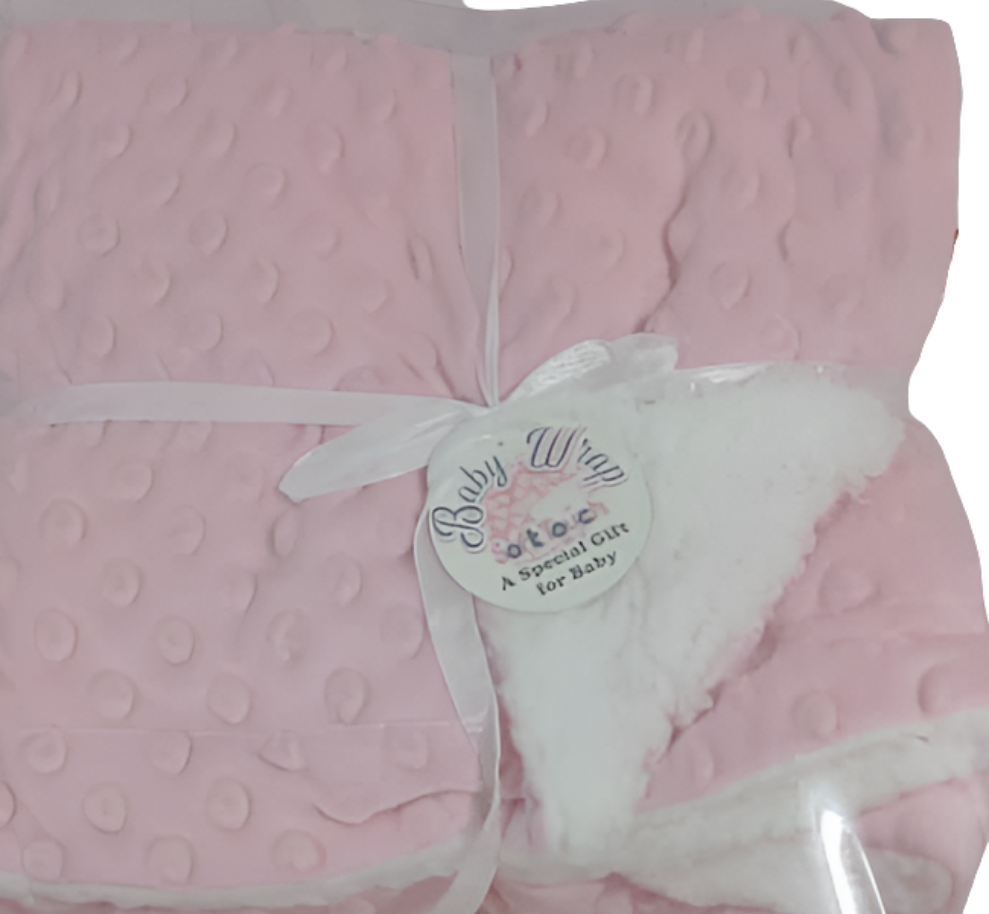 Baby Wrap Soft Touch Baby Blanket, Pink | NMD1b