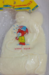 Natural & Comfortable Baby Cap with 2 Horns, Milky | NMD4d