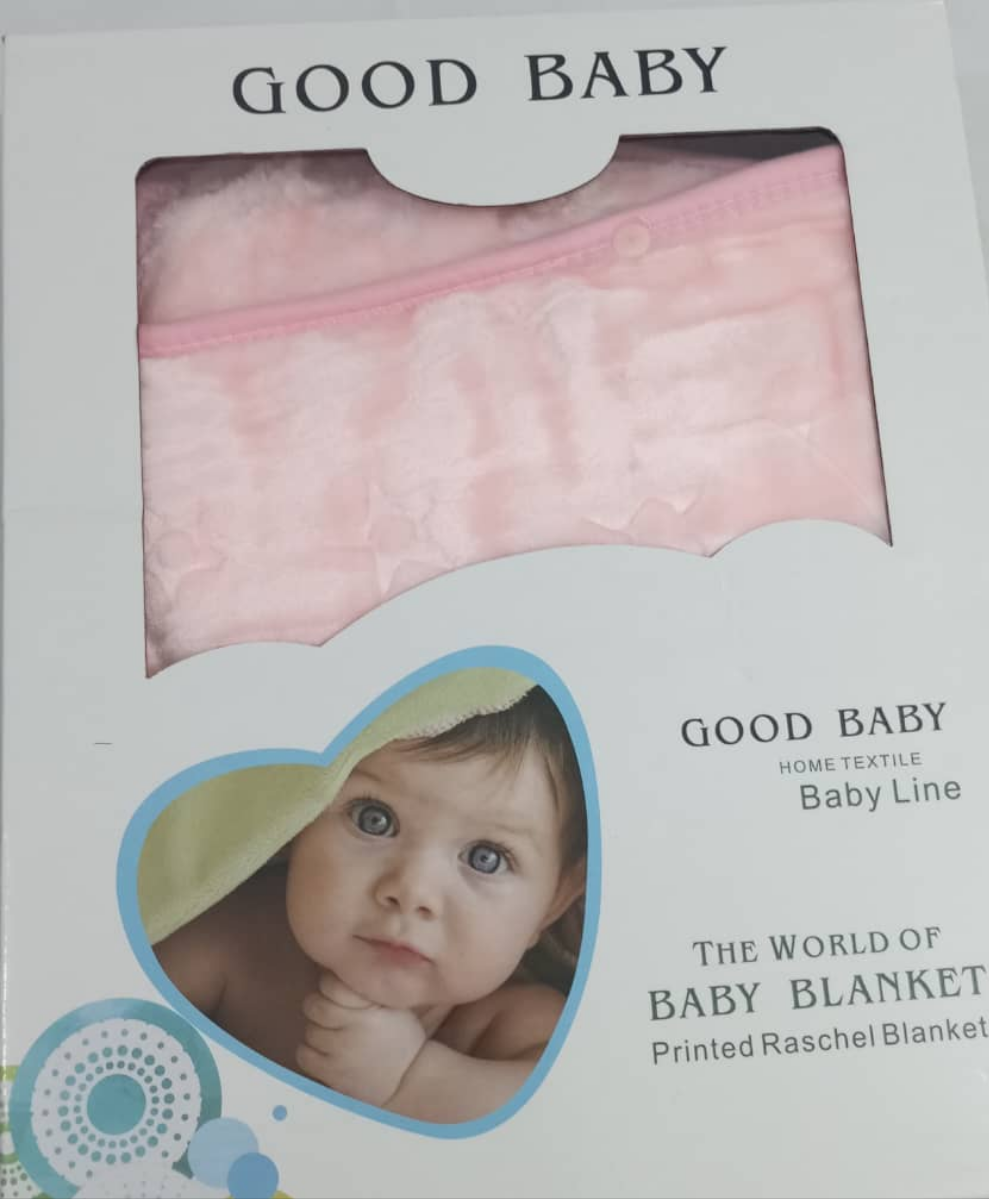 Good Baby Home Textile Baby Line Blanket, (Baby Blanket) Pink | GOM44a
