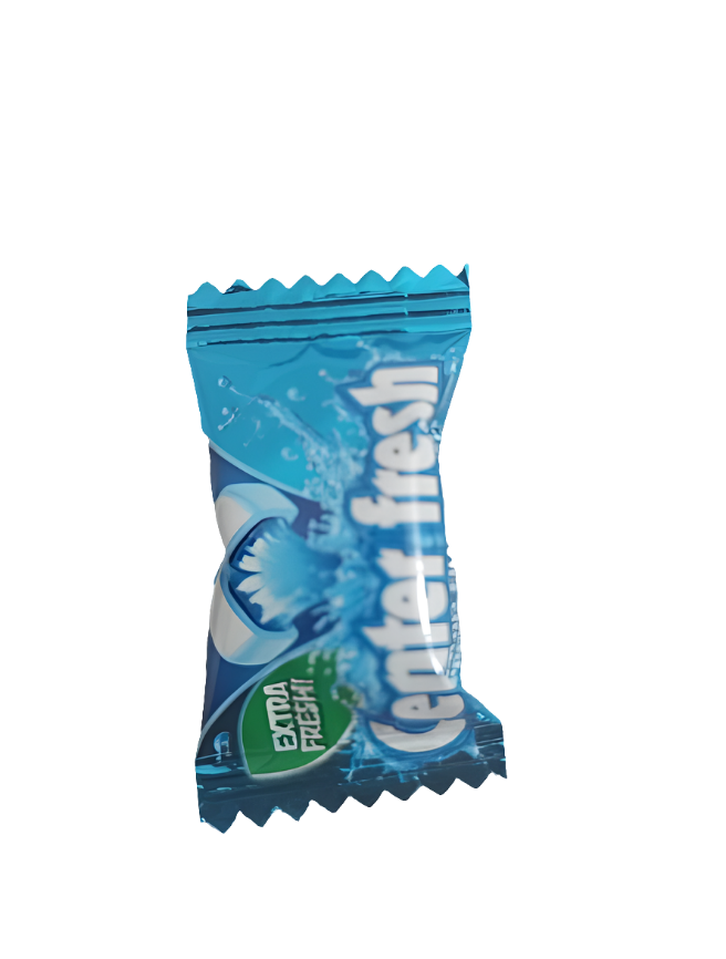Liquid Filled Chewing Gum Centre Fresh, 2Pcs or 5Pcs Blue | UCM17a