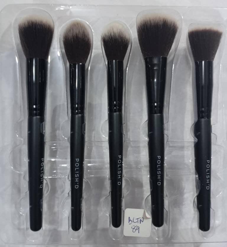 Polish-D Face Makeup Brush, By Set or By Piece (5 Pcs/Set) | BLTN89