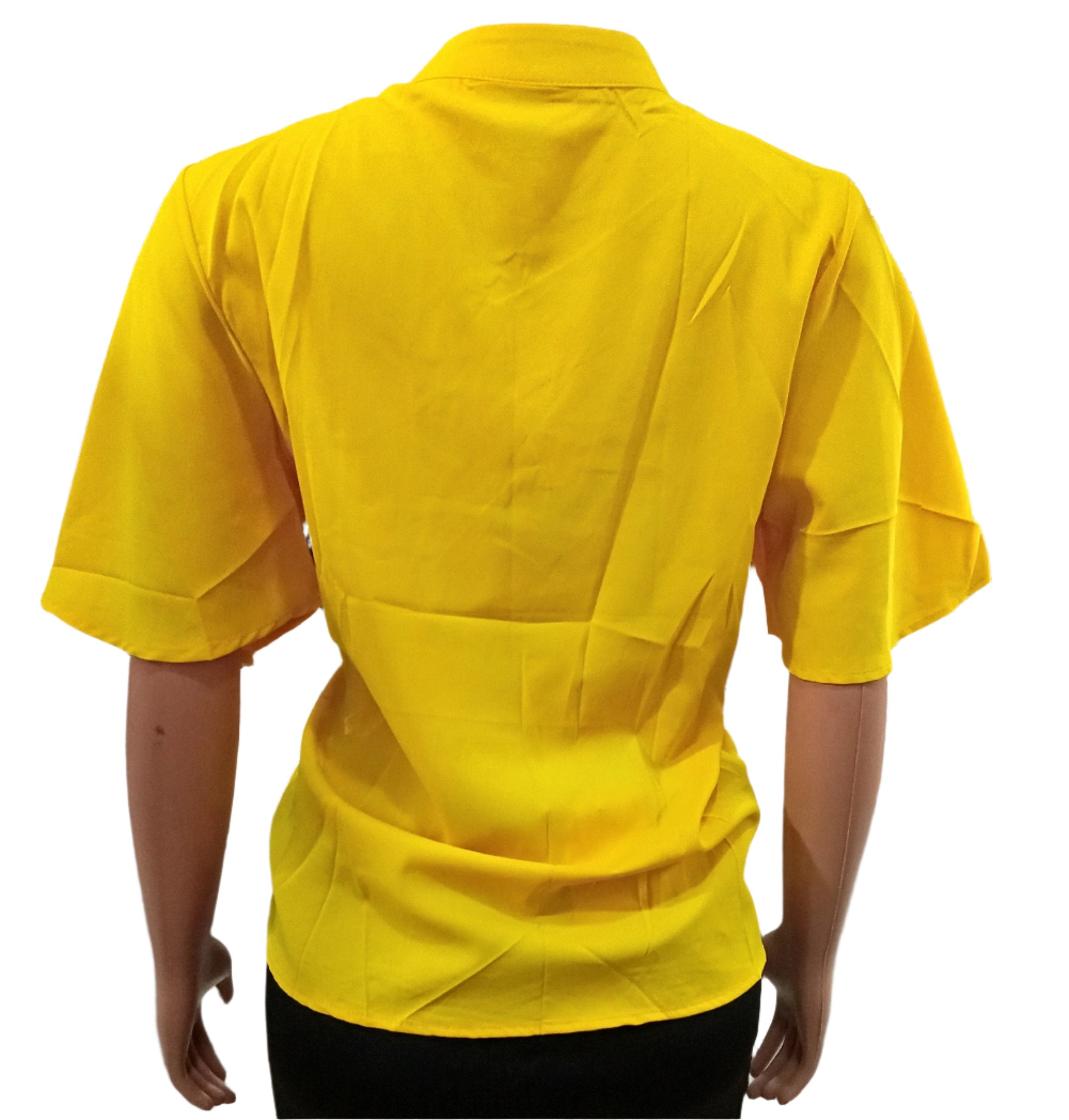 Gorgeous Seven Fashion Designer Top (Shirt, Blouse) for Ladies 2XL, Yellow | CYZ4c