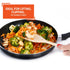 Imusa Wooden Cooking Paddle with Silicone Handle, Blue | WTWL433XB