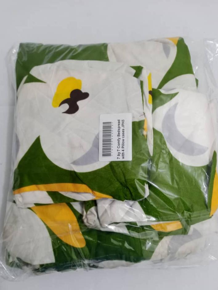 Supreme 7 by 7 King Bedspreads and Pillowcase Set | JPH46a