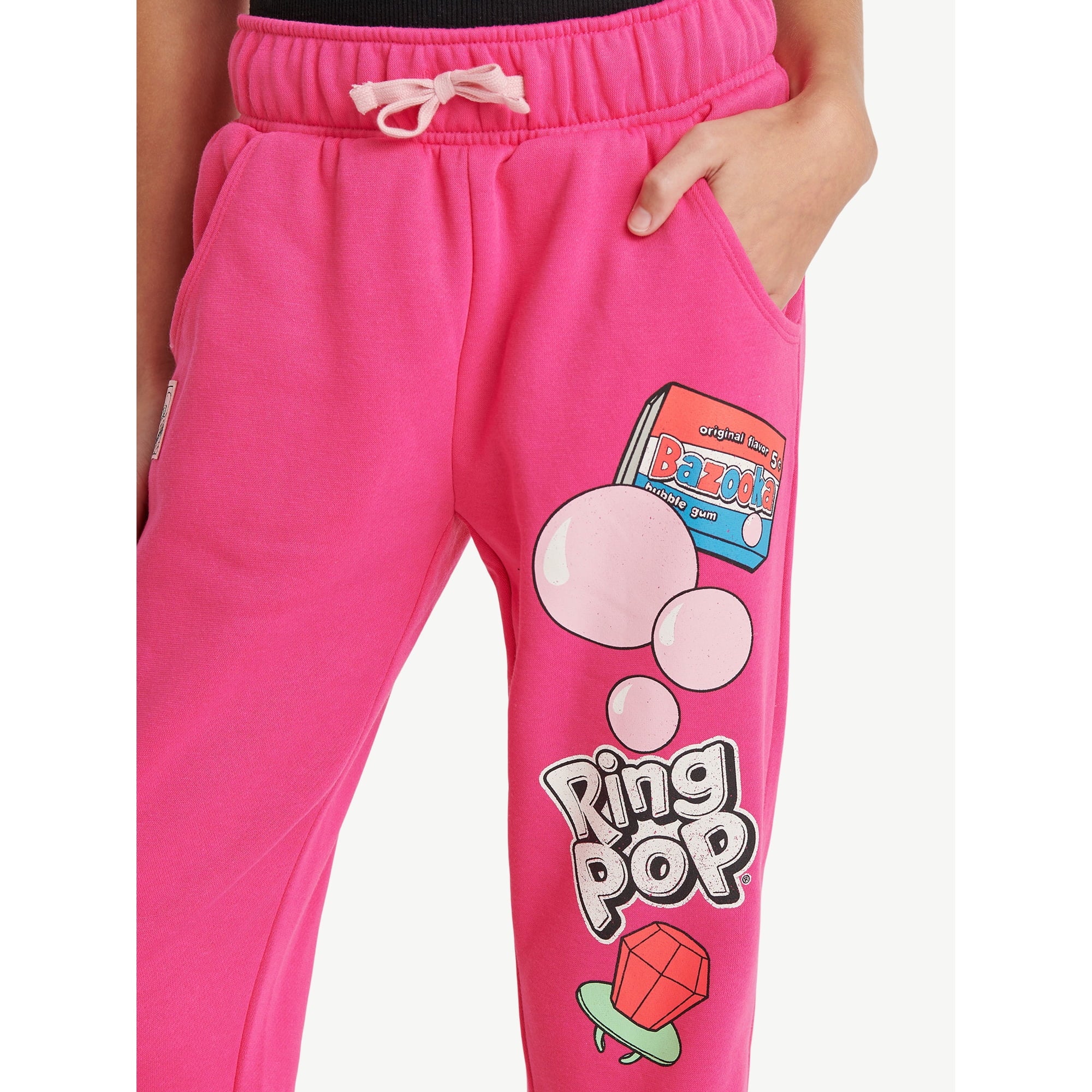 Justice Girls Ring Pop Bazooka Collab Jogger, Sizes XS-XLP | WTWL654XA