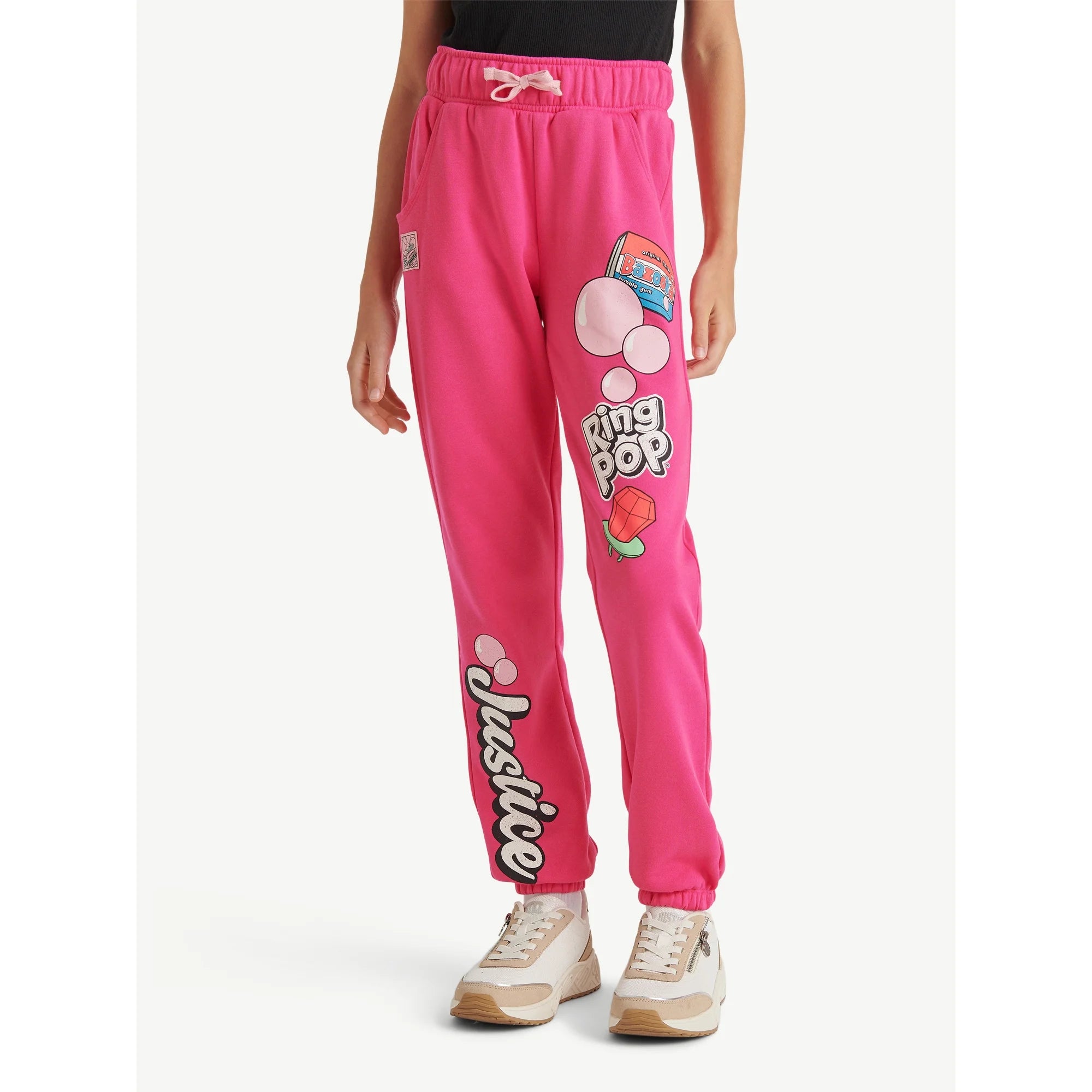 Justice Girls Ring Pop Bazooka Collab Jogger, Sizes XS-XLP | WTWL654XA