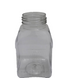 Transparent 300ML Square Pet Spice Bottle for Versatile Packaging, Cover Sold Separately (Pack of 50 pieces) | KPT57a