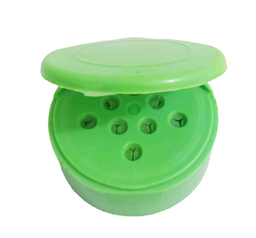 Green Flip-Top Spice Pet Cover, Pack of 50 pieces | KPT59a