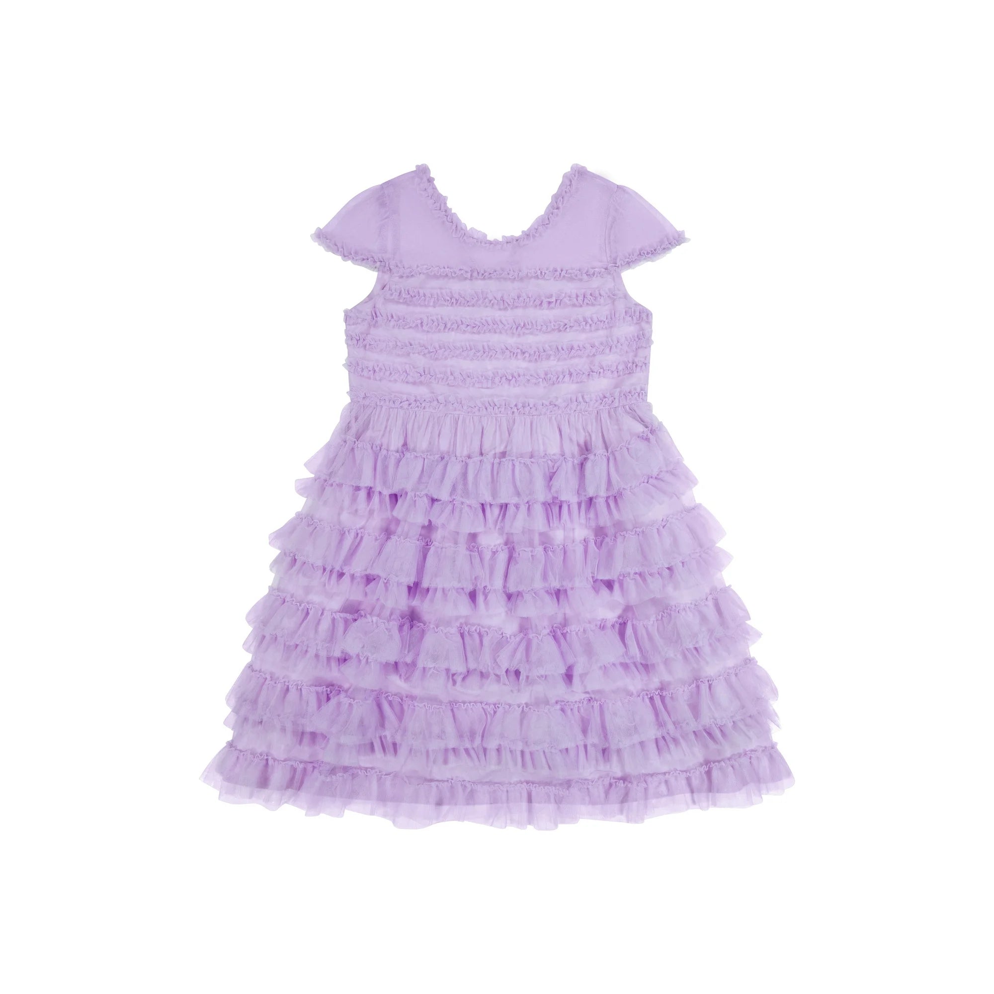 Kensie Girl Ruffle Mesh Special Occasion Dress, Sizes 4-16 |  WTWL782XA