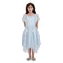 Kensie Girl Short Sleeve Embroidered Mesh Special Occasion Dress,  |  WTWL784XA