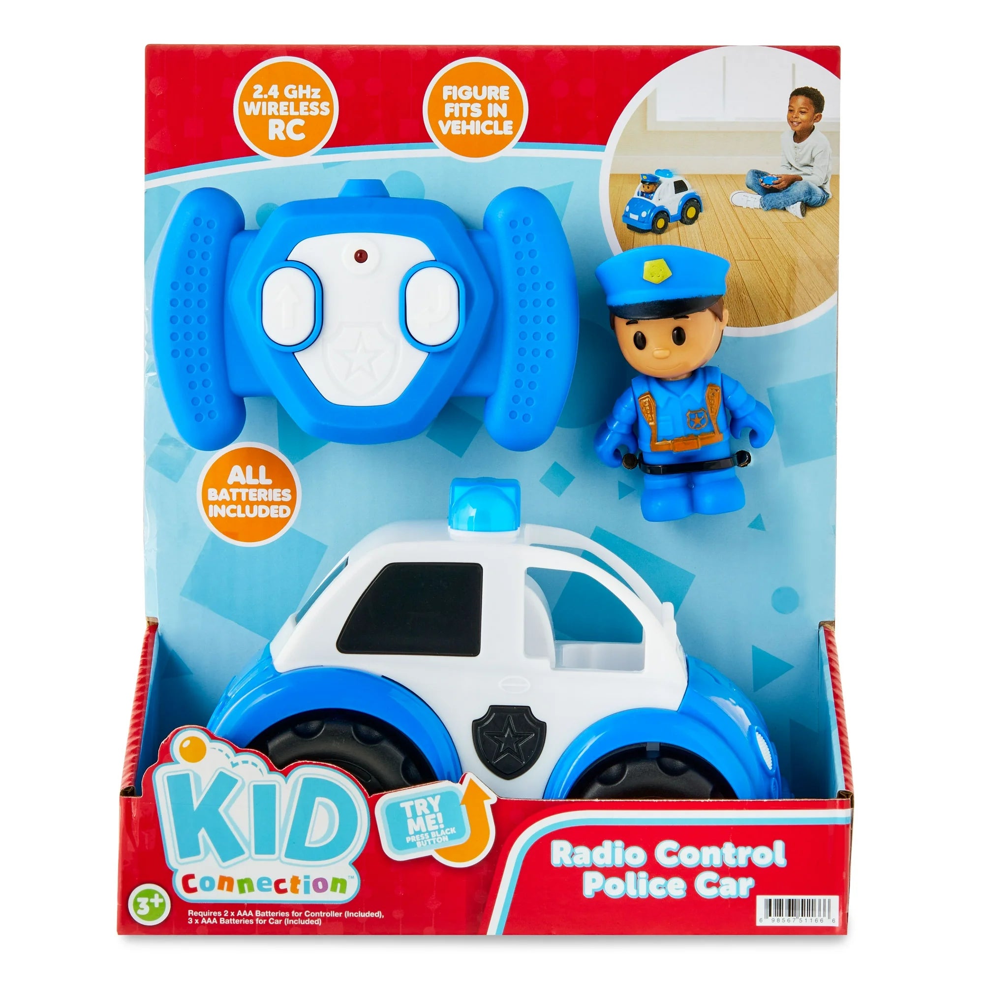 Kid Connection Radio Control Police Car | WTWL365XA