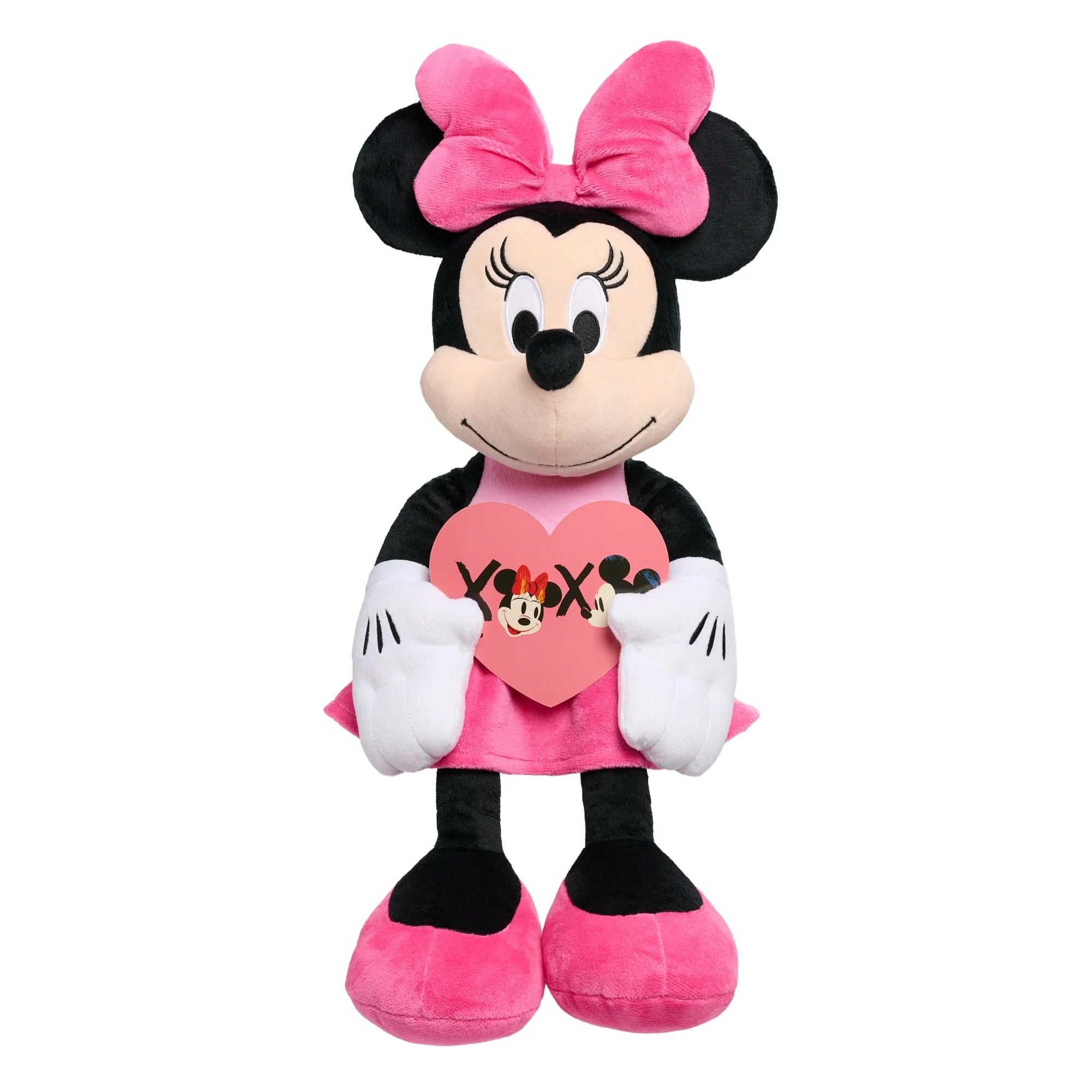 Large Plush Minnie Mouse, 19-inch Stuffed Animal, Kids Ages 2 and Up | WTWL115XA