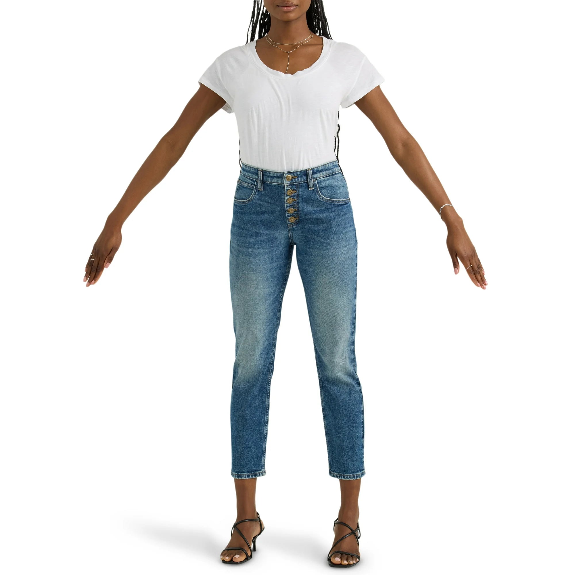 Lee® Women Heritage Slim Straight Button fly Jean | WTWL196XA