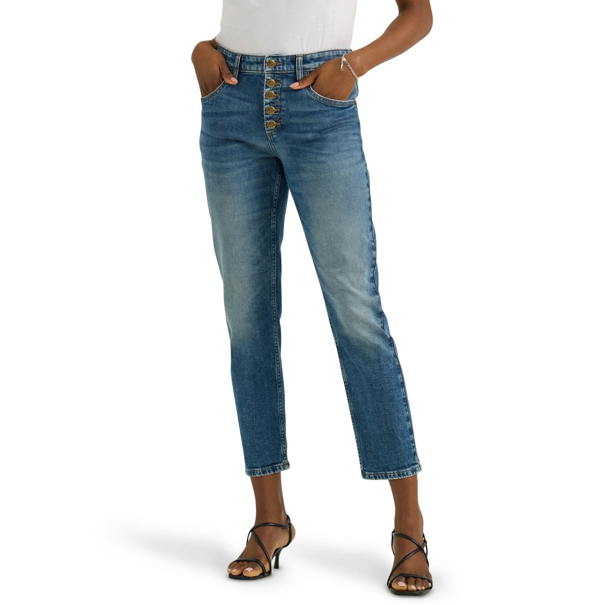Lee® Women Heritage Slim Straight Button fly Jean | WTWL196XA