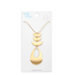 Time and Tru Womens 34" Long Adjustable Gold Pendant Necklace | WLMT52XA