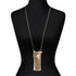 Madden NYC Women's Fashion Gold Tone Chainmail Purse Necklace | WTWL678XA