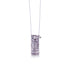 Madden NYC Women's Fashion Lavender Tone Chainmail Purse Necklace | WTWL680XA