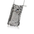Madden NYC Women's Fashion Silver Rhodium Tone Chainmail Purse Necklace | WTWL681XA
