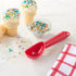 Durable Plastic Ice Cream Scoop with an Ergonomic Handle, Red | WTWL148XA