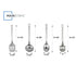 Stainless Steel 4-Piece Kitchen Utensil Set, Spatula, Slotted Spoon, Ladle and Pasta Spoon |  WTWL139XA