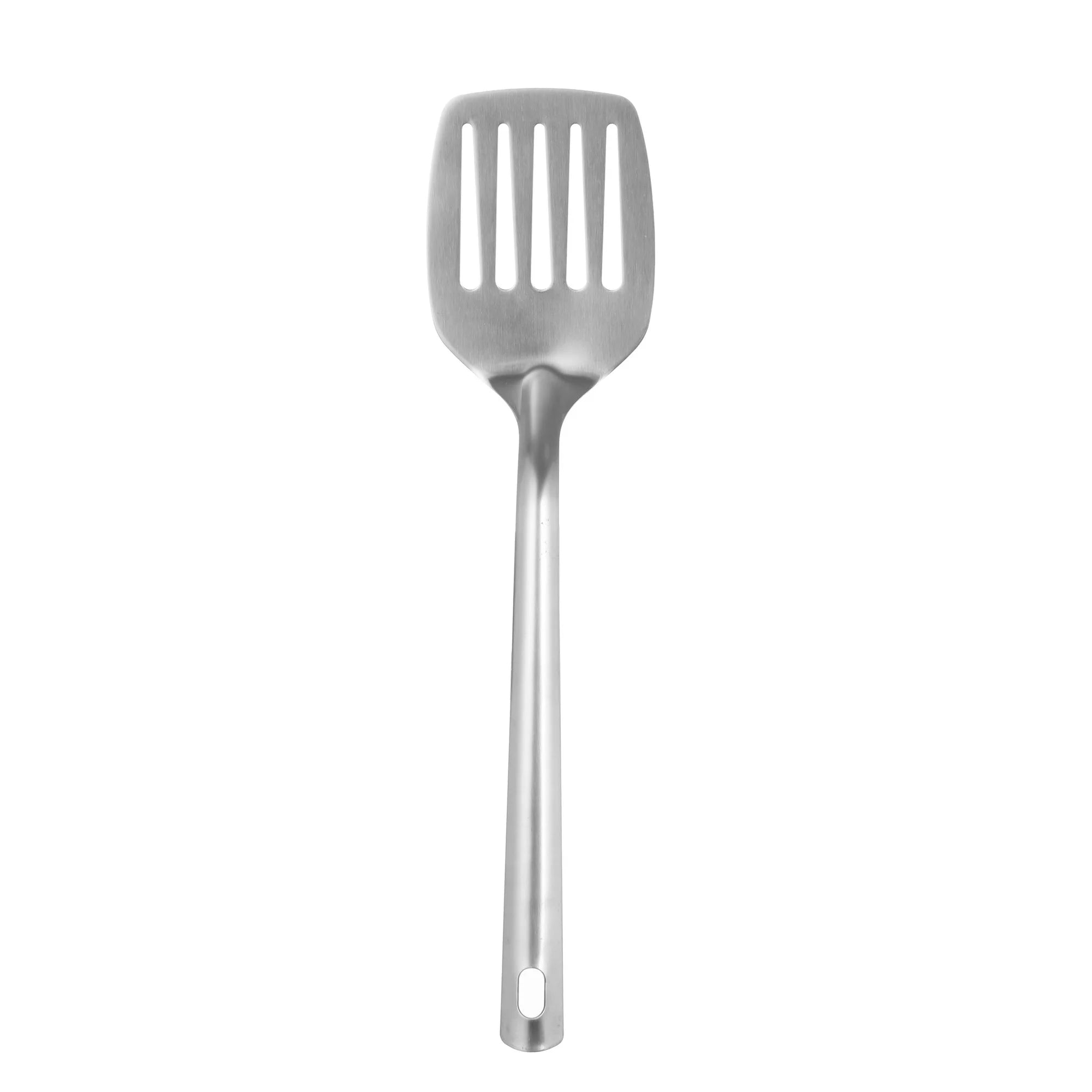 Stainless Steel 4-Piece Kitchen Utensil Set, Spatula, Slotted Spoon, Ladle and Pasta Spoon |  WTWL139XA