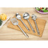 Stainless Steel 4-Piece Kitchen Utensil Set, Spatula, Slotted Spoon, Ladle and Pasta Spoon |  WTWL139XA