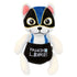 Mario Lopez - Wrestling Fighting Frenchie, Small Dog Toy 12 inches, Color Grey/Red, Chew Level 2  |  WTWL754XA