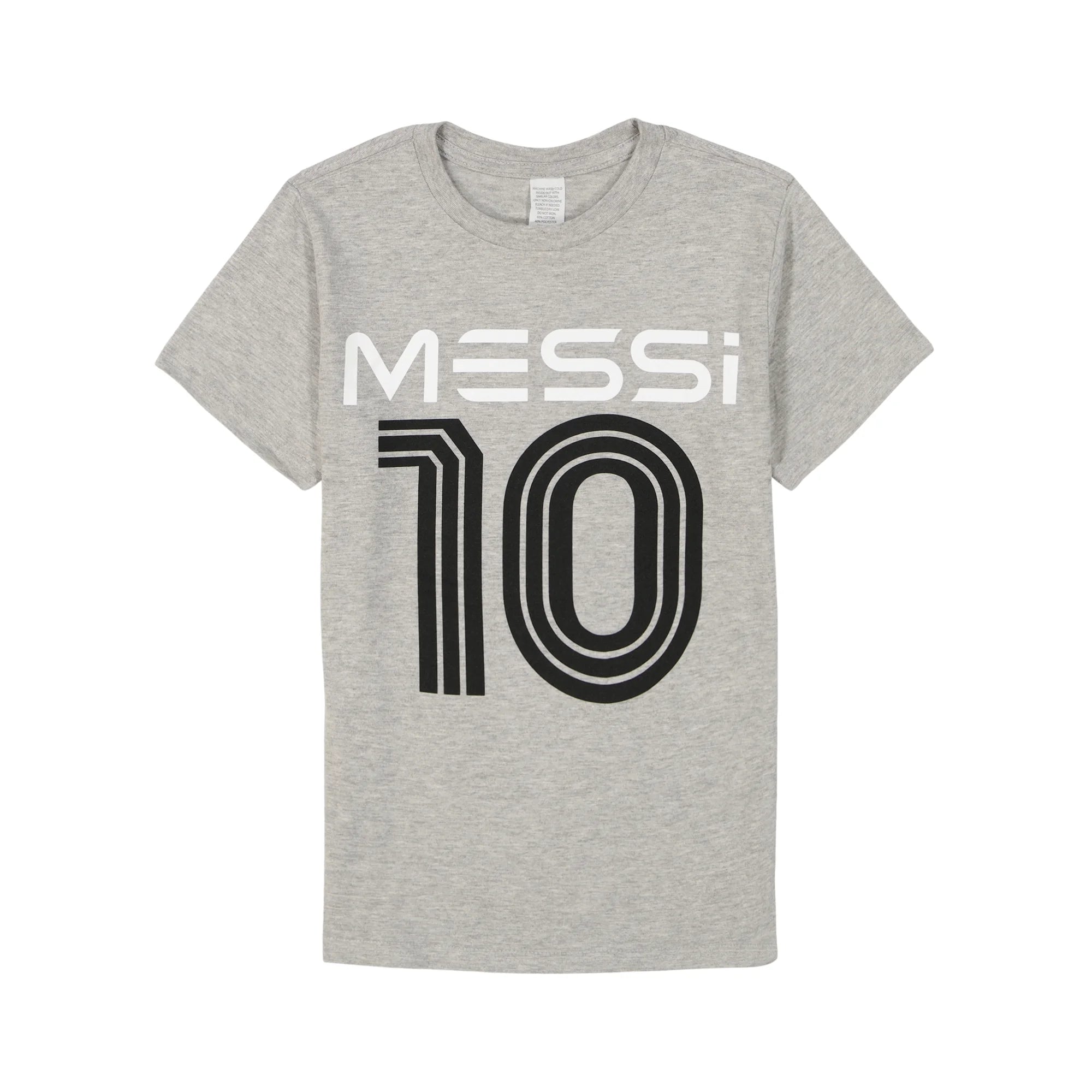Messi Boys 10 Layered Logo Tee, Sizes 4-16 | WTWL437XA