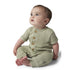 Modern Moments by Gerber Gender Neutral Short Sleeve Henley Romper, Sizes 0/3 Months - 24 Months | WTWL979XA