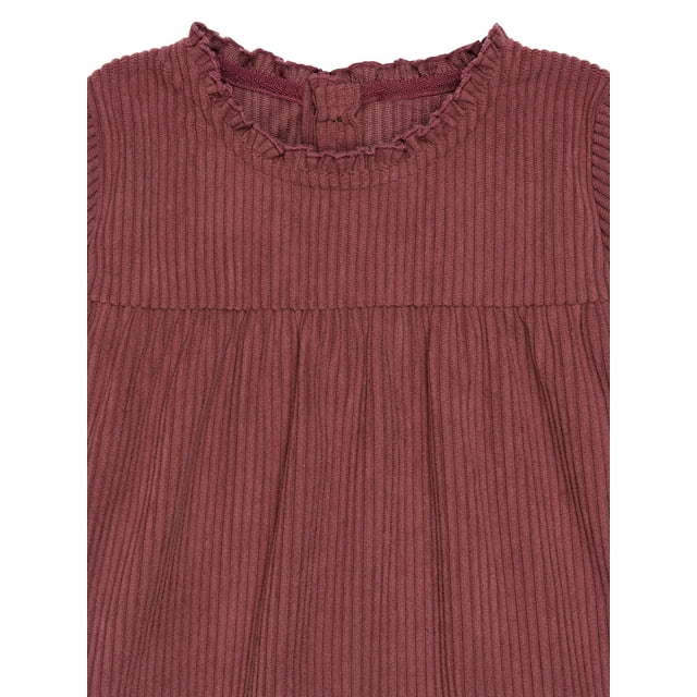 Modern Moments By Gerber Toddler Girl Dress with Ruffles, Sizes 12 Months - 5T | WTWL631XA