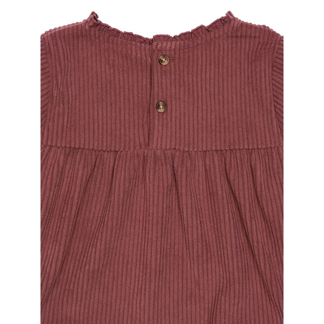 Modern Moments By Gerber Toddler Girl Dress with Ruffles, Sizes 12 Months - 5T | WTWL631XA