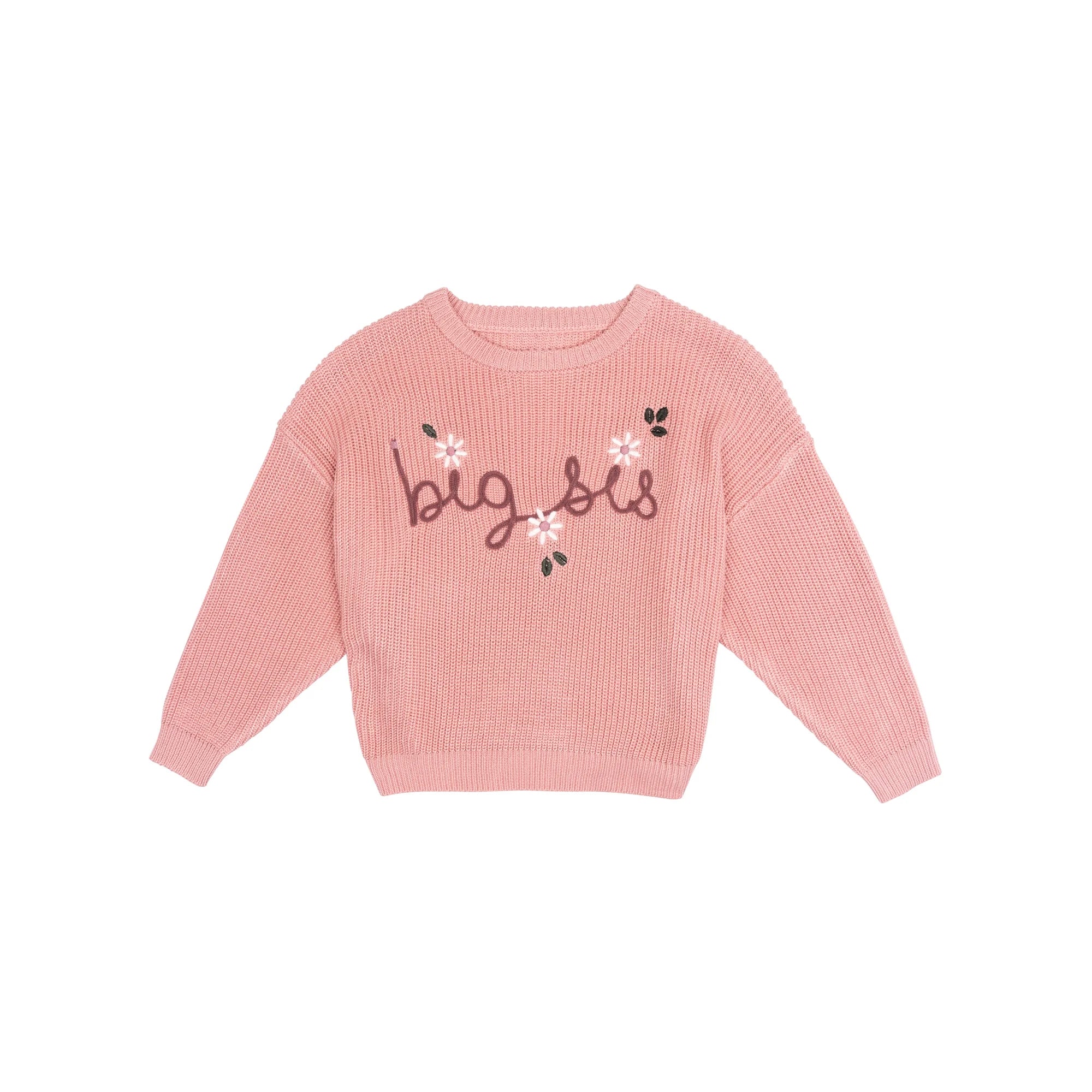 Modern Moments by Gerber Toddler Girl Sibling Matching Sweater, Sizes 12 Months - 5T | WTWL632XA