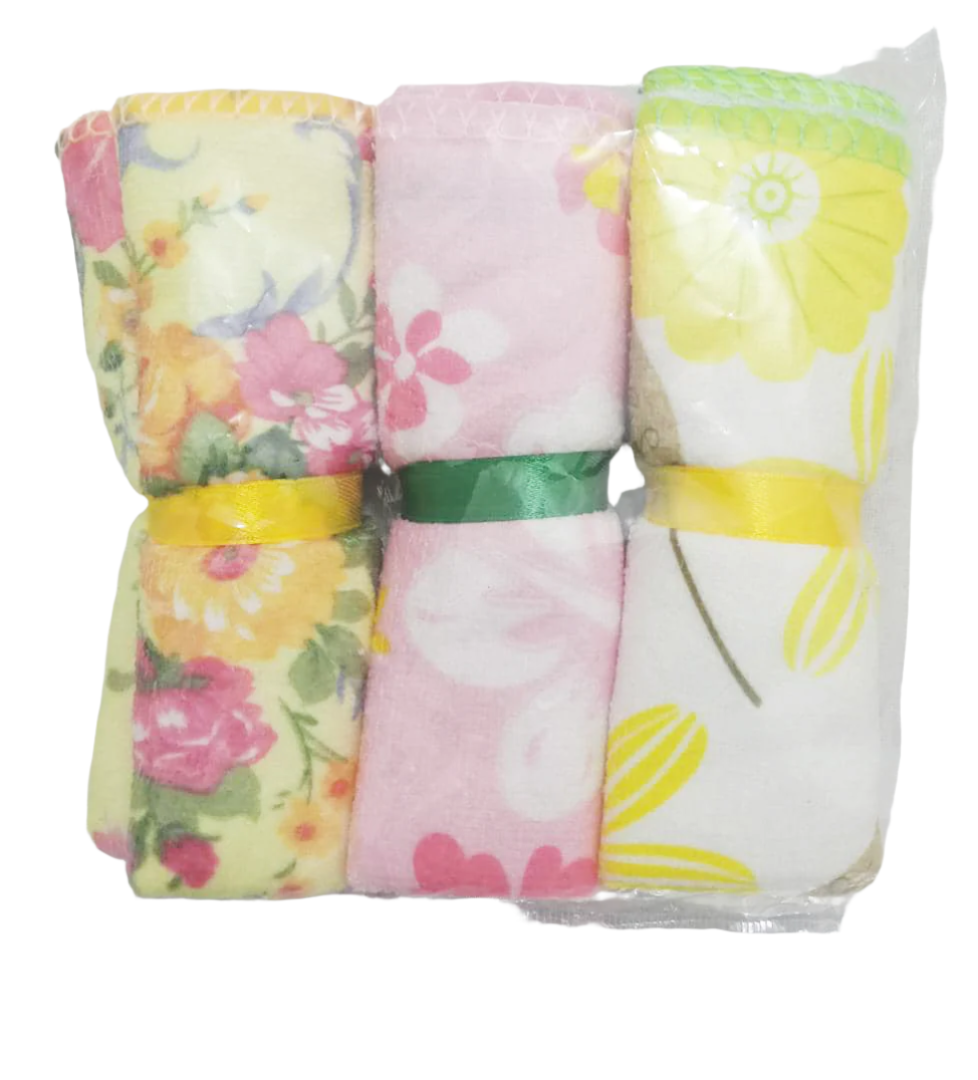 Designer Baby Care 3in1 Face Towel/Wash Towel/Mouth Towel Set | NNC6a