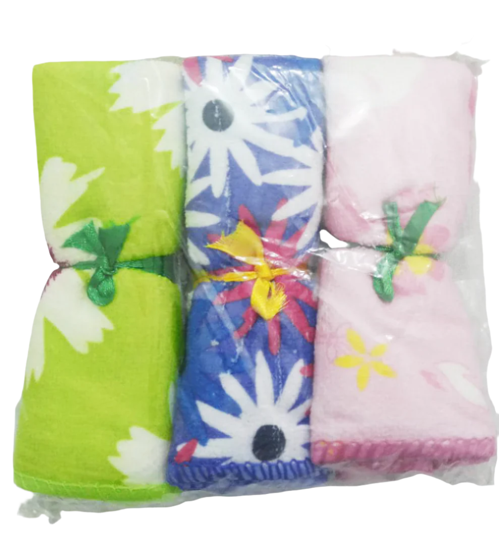 Quality Designer 3in1 Baby Care Face Towel/Wash Towel/Mouth Towel Set | NNC6g