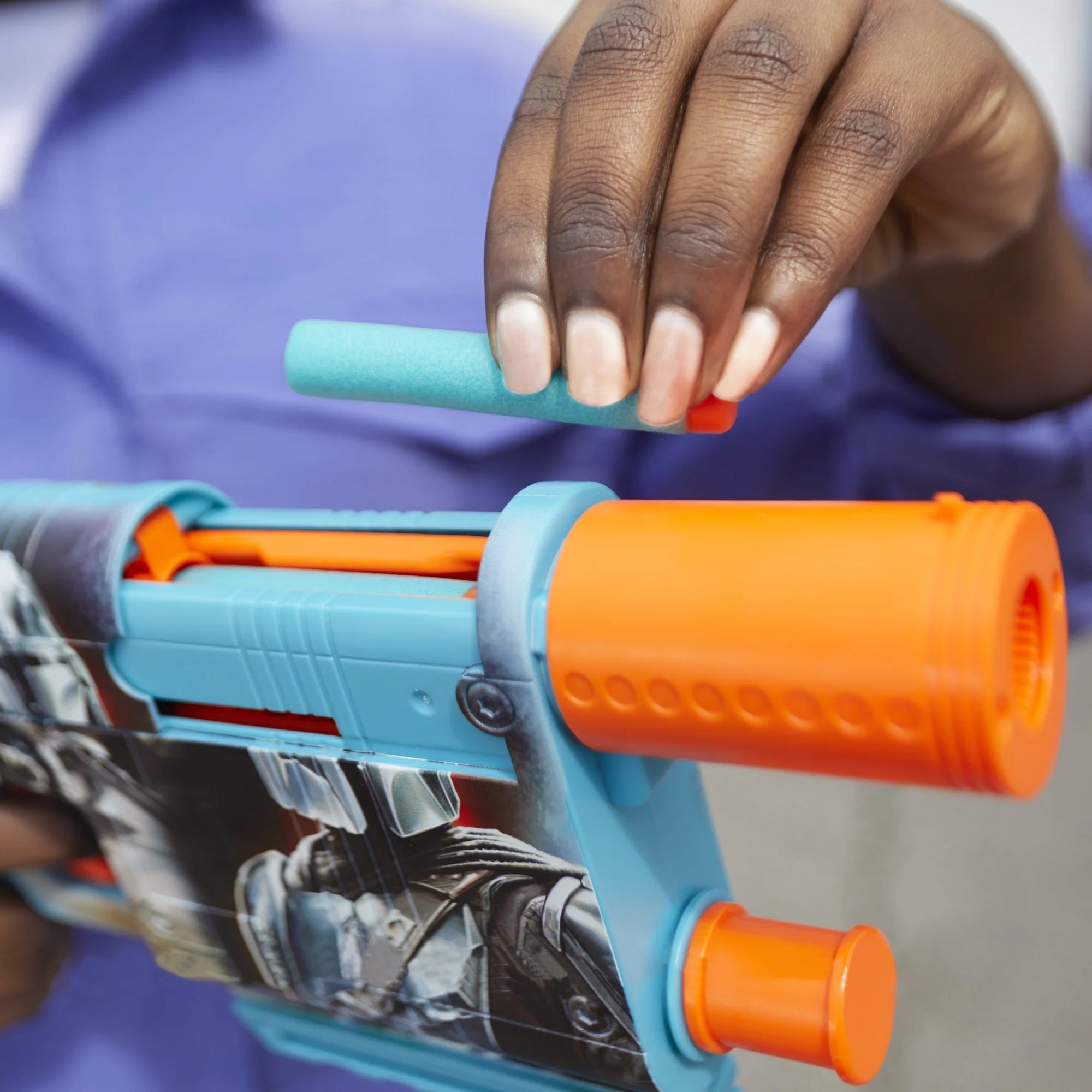 Nerf Star Wars The Mandalorian Dart Blaster, 12 Nerf Elite Darts, Ages 8+  |  WTWL786XA