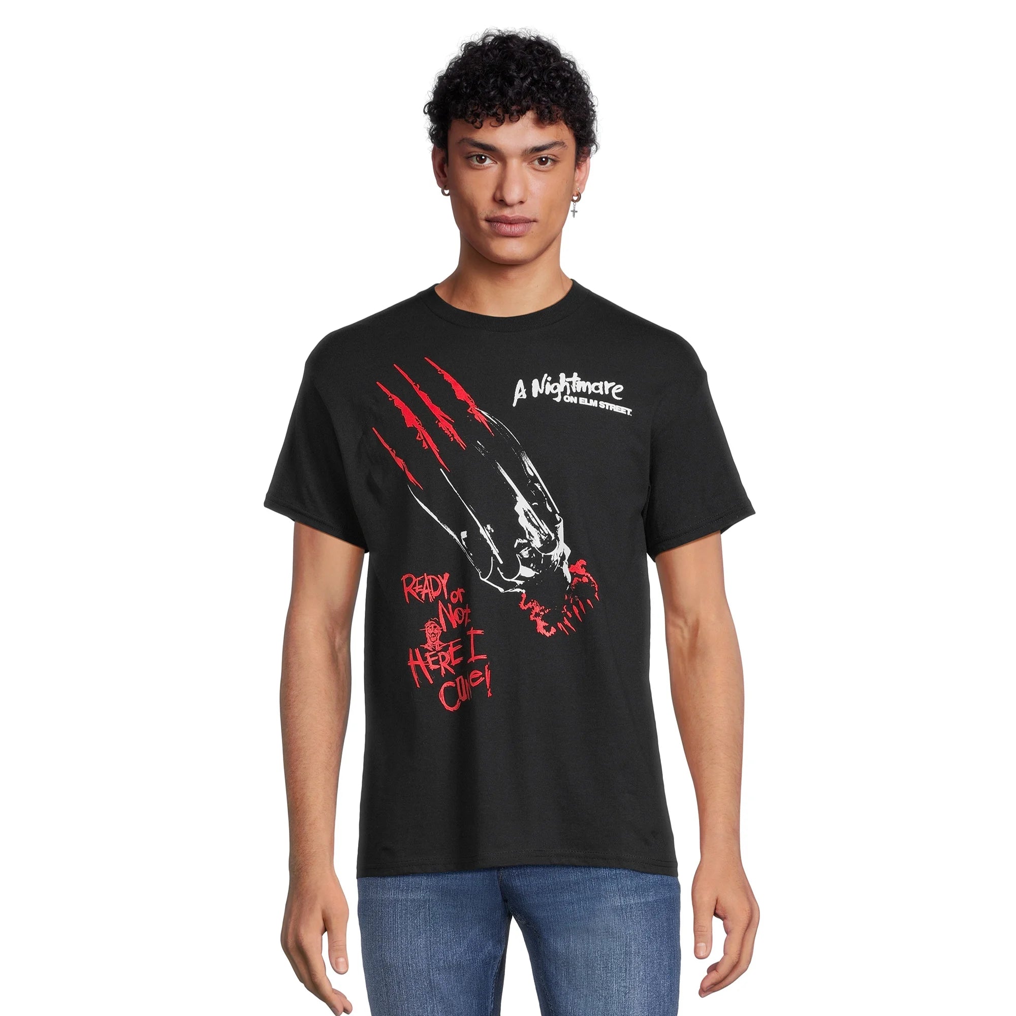 Nightmare On Elm Street Men's Big & Tall Claw Catch Graphic Tee, Sizes S-3XL |  WTWL923XA
