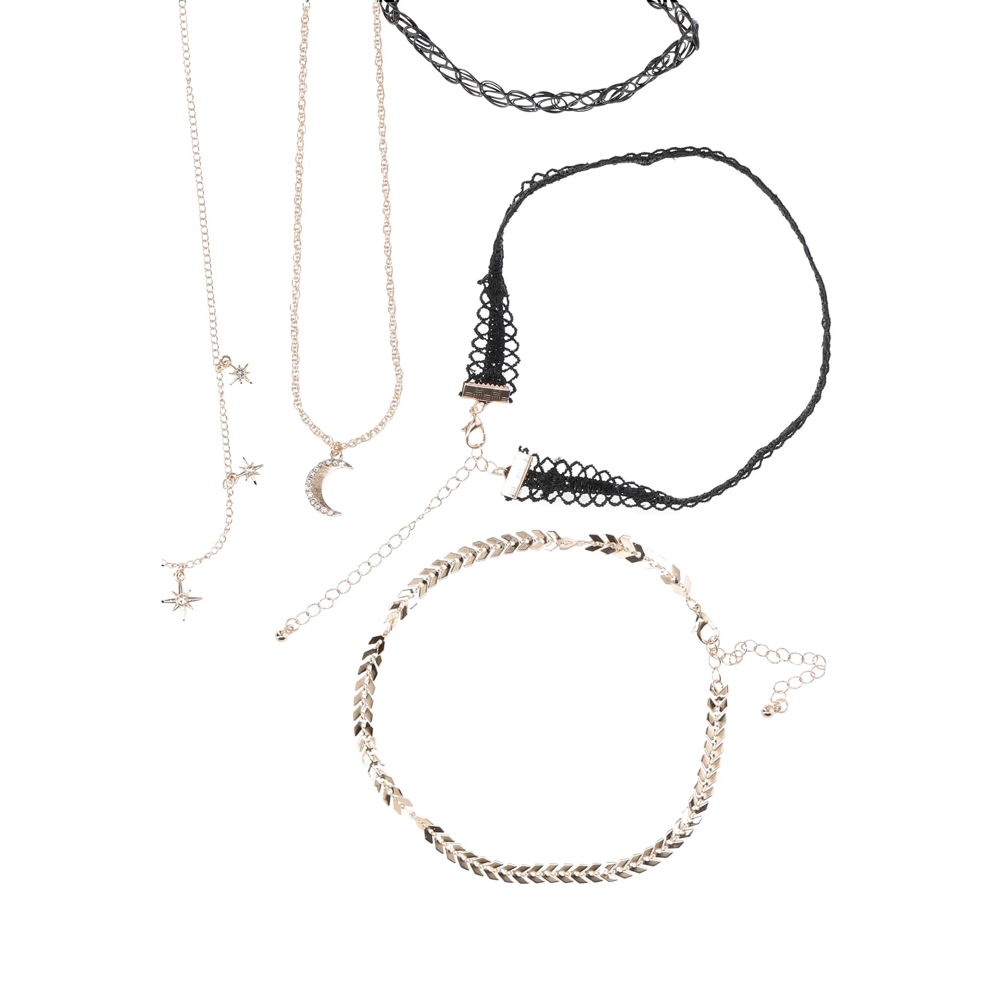 No Boundaries Celestial Choker Set, 5-Piece, Women’s  |  WTWL312XA