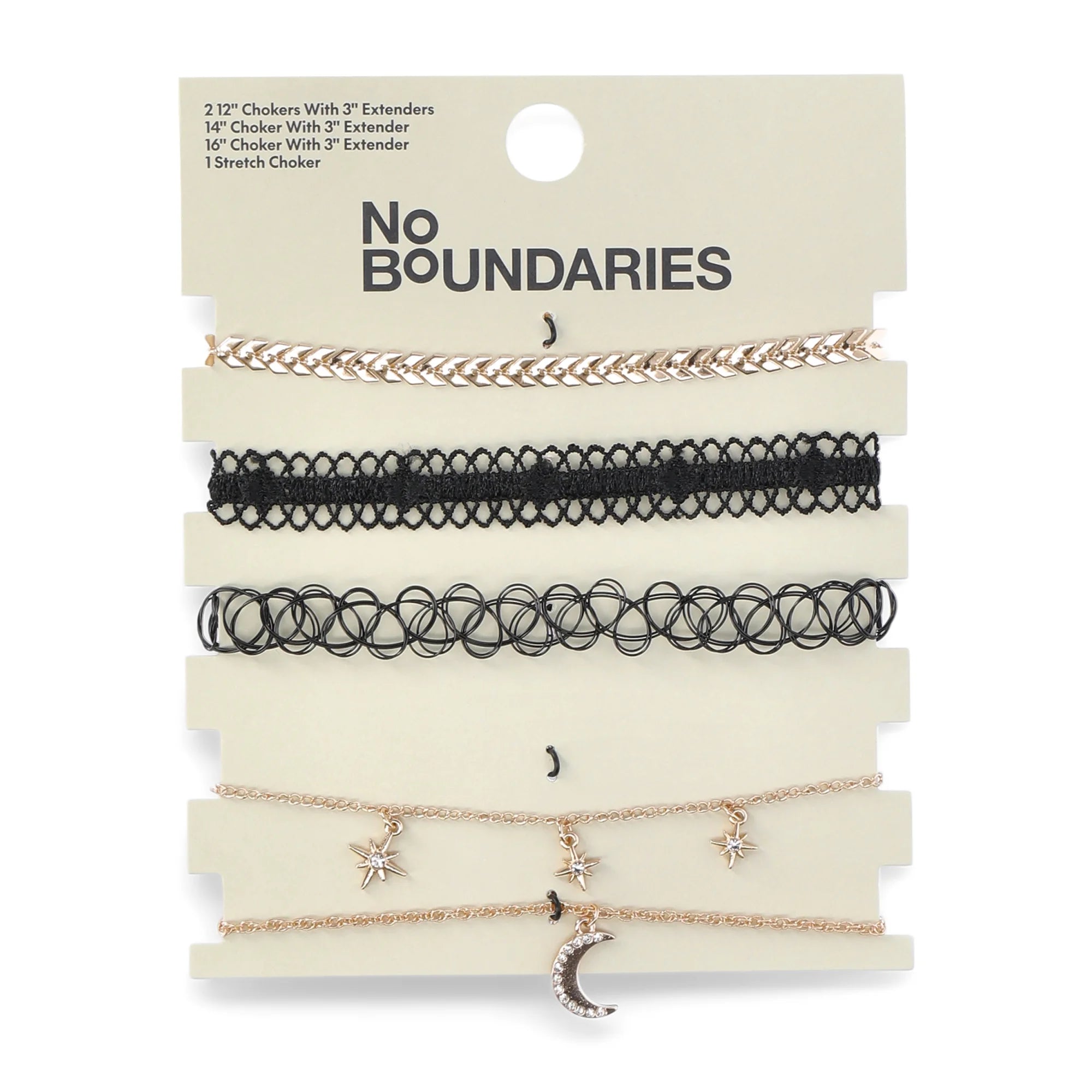 No Boundaries Celestial Choker Set, 5-Piece, Women’s  |  WTWL312XA