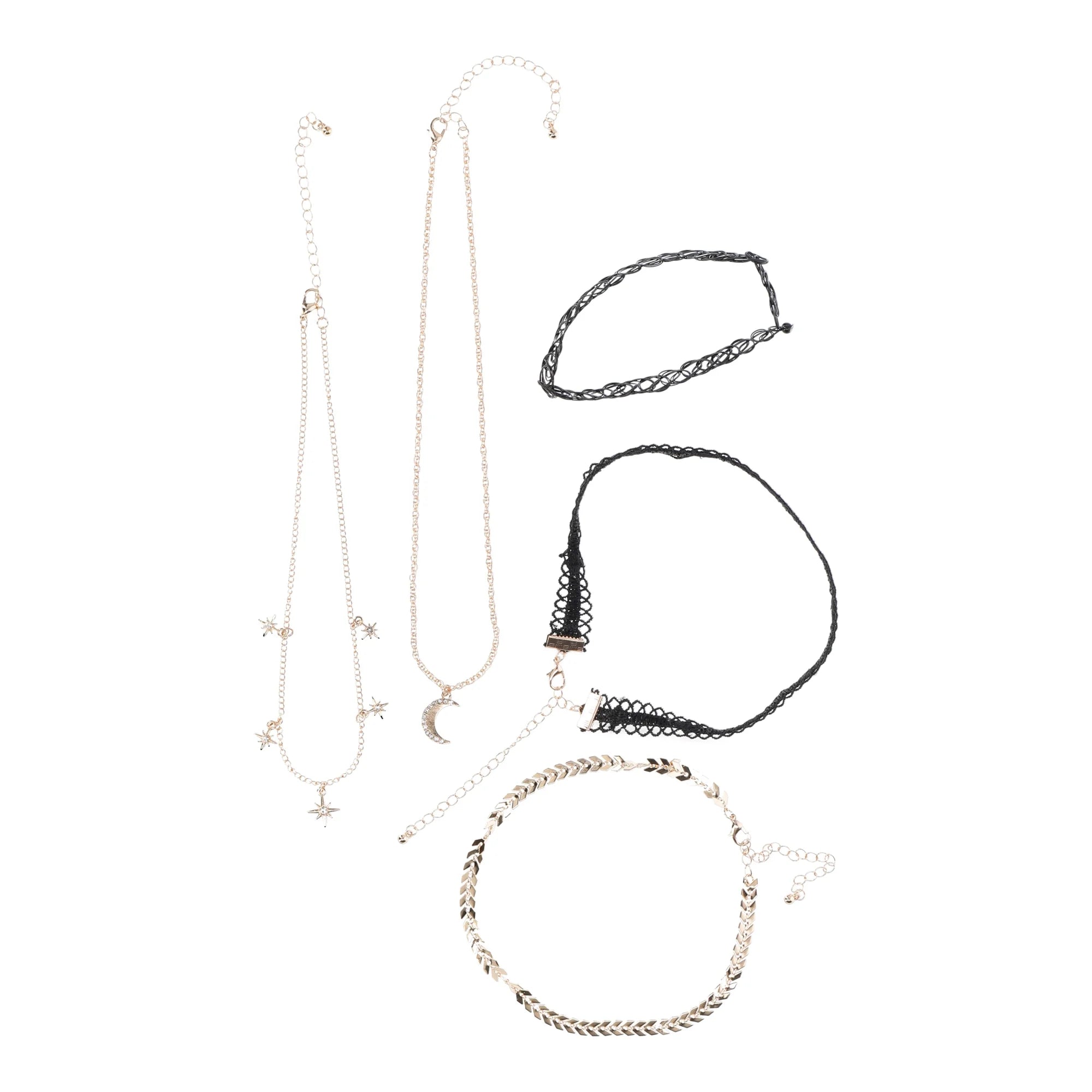 No Boundaries Celestial Choker Set, 5-Piece, Women’s  |  WTWL312XA