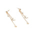 No Boundaries Celestial Metal Linear Dangle Earrings with Crystal Acrylic Stone, Women’s |  WTWL319XA