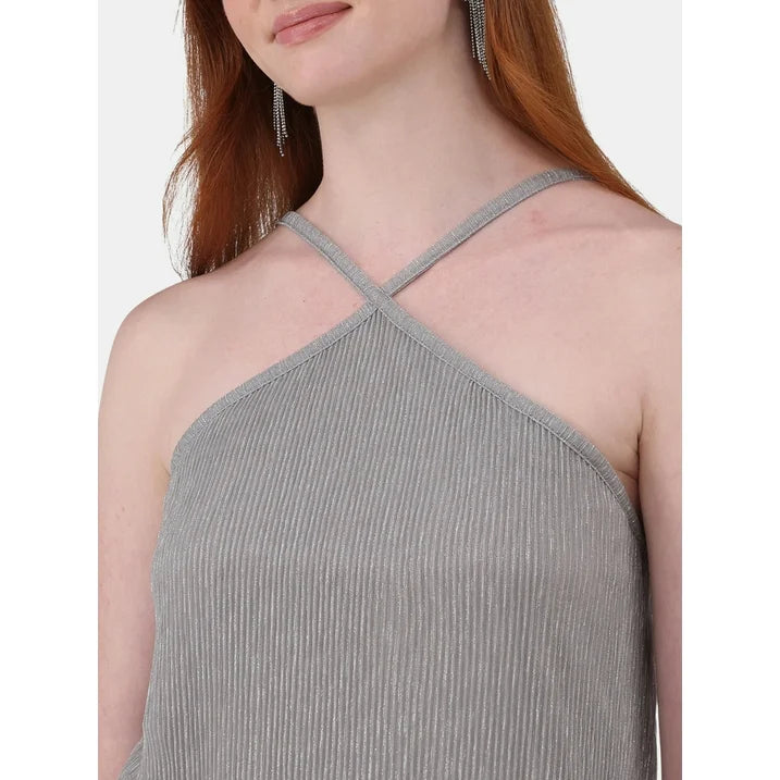 No Boundaries Criss Cross Halter Tank, Women's and Women’s Plus | WTWL199XA