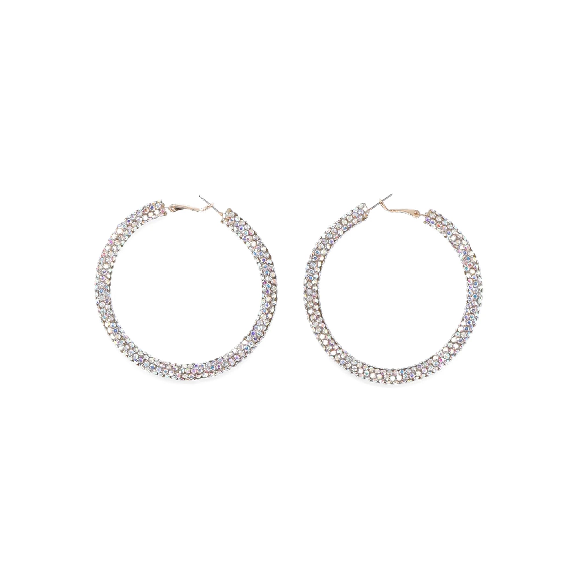 No Boundaries Crystalline Bead Hoop Earrings, Women’s | WTWL325XA