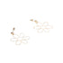 No Boundaries Gold-Tone Flower Drop Earrings with Crystal Rhinestones, Women's | WTWL306XA