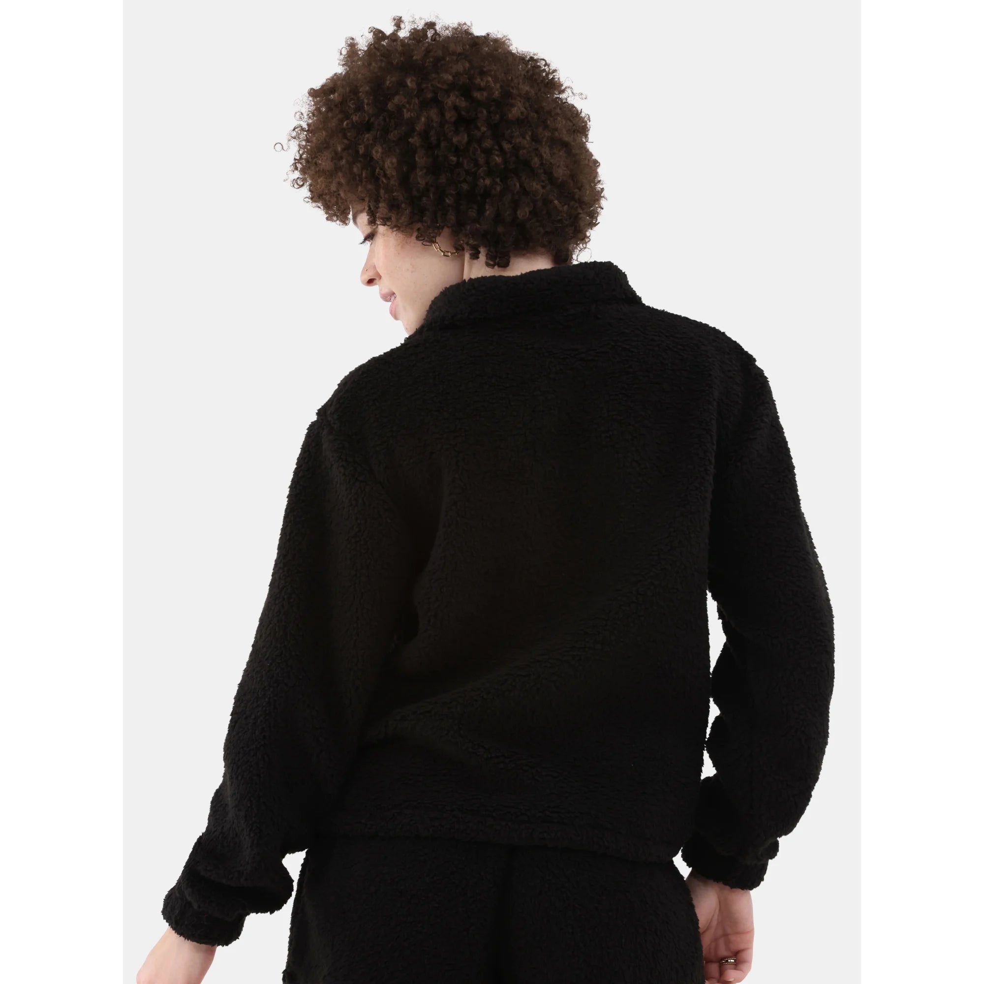 No Boundaries Half Zip Plush Pullover with Pockets, Women's and Women's Plus | WTWL468XA