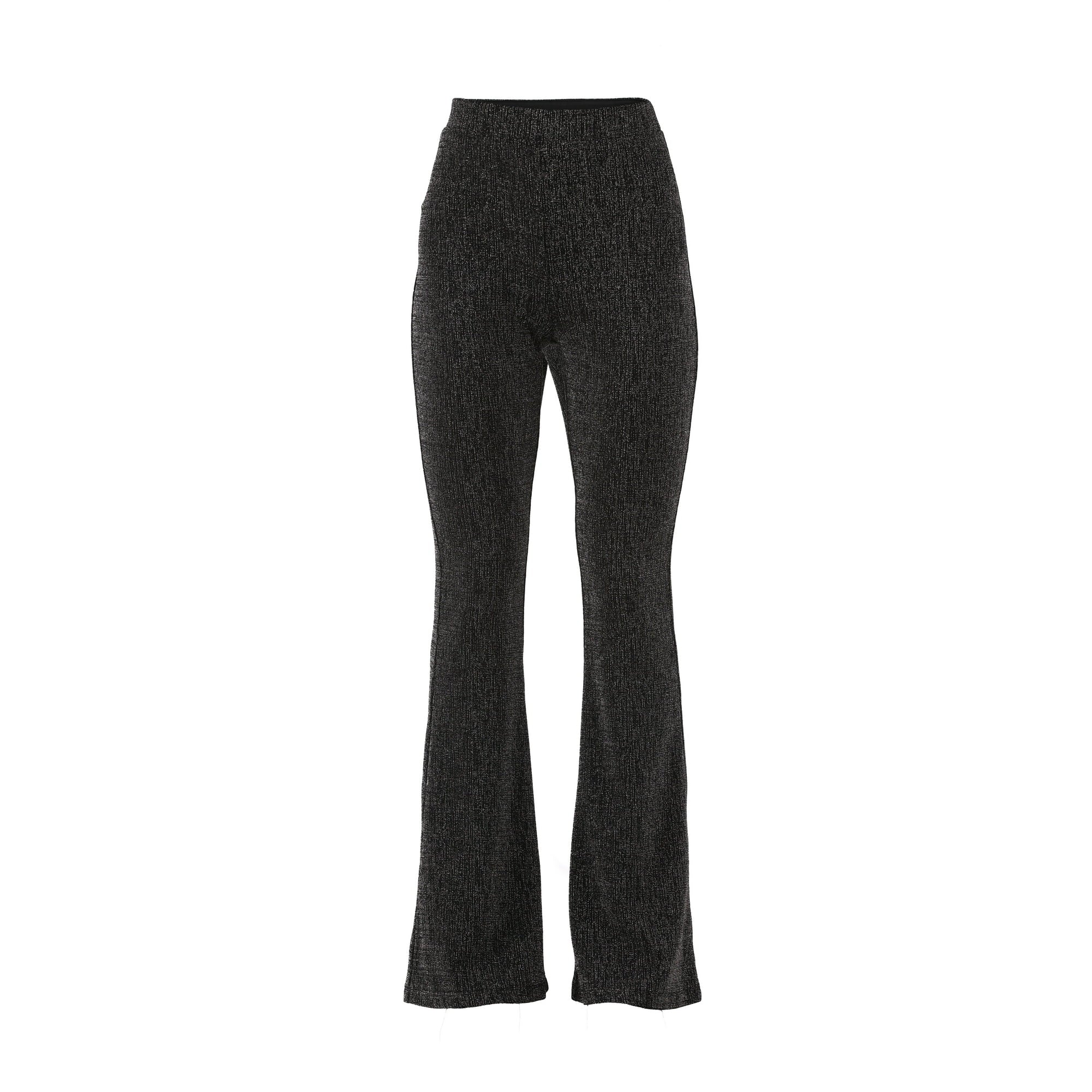 No Boundaries Lurex Flare Pants, 31” Inseam, Women’s and Women’s Plus | WTWL65XA