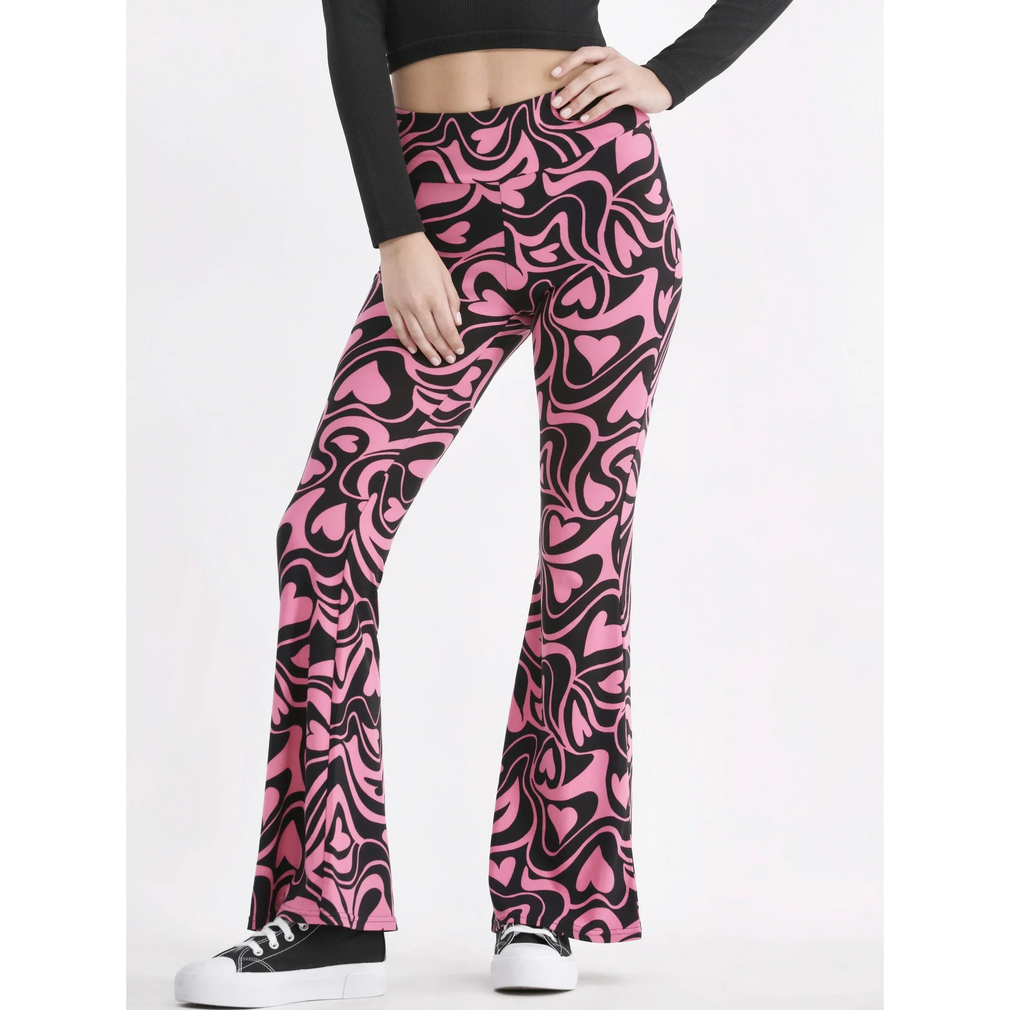 No Boundaries Pull On Flare Pants, 32” Inseam, Women’s Wear| WTWL137XA